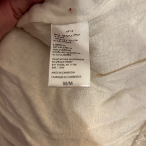 Original Weatherproof Vintage Women’s Sherpa Cream 1/4 Zip Pullover Size M - Picture 4 of 9